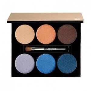 NWOT Lancôme Color Design 6-pan Eyeshadow Palette Reflets Méditerranée  Blue, cr